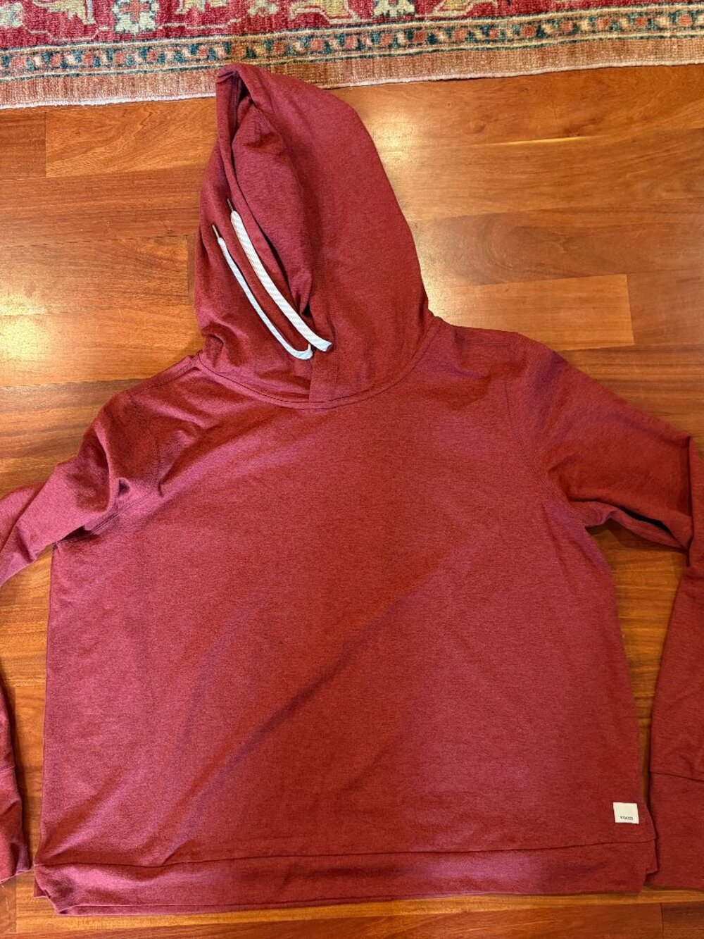 Vuori Essential Halo Hoodie - XL - Red